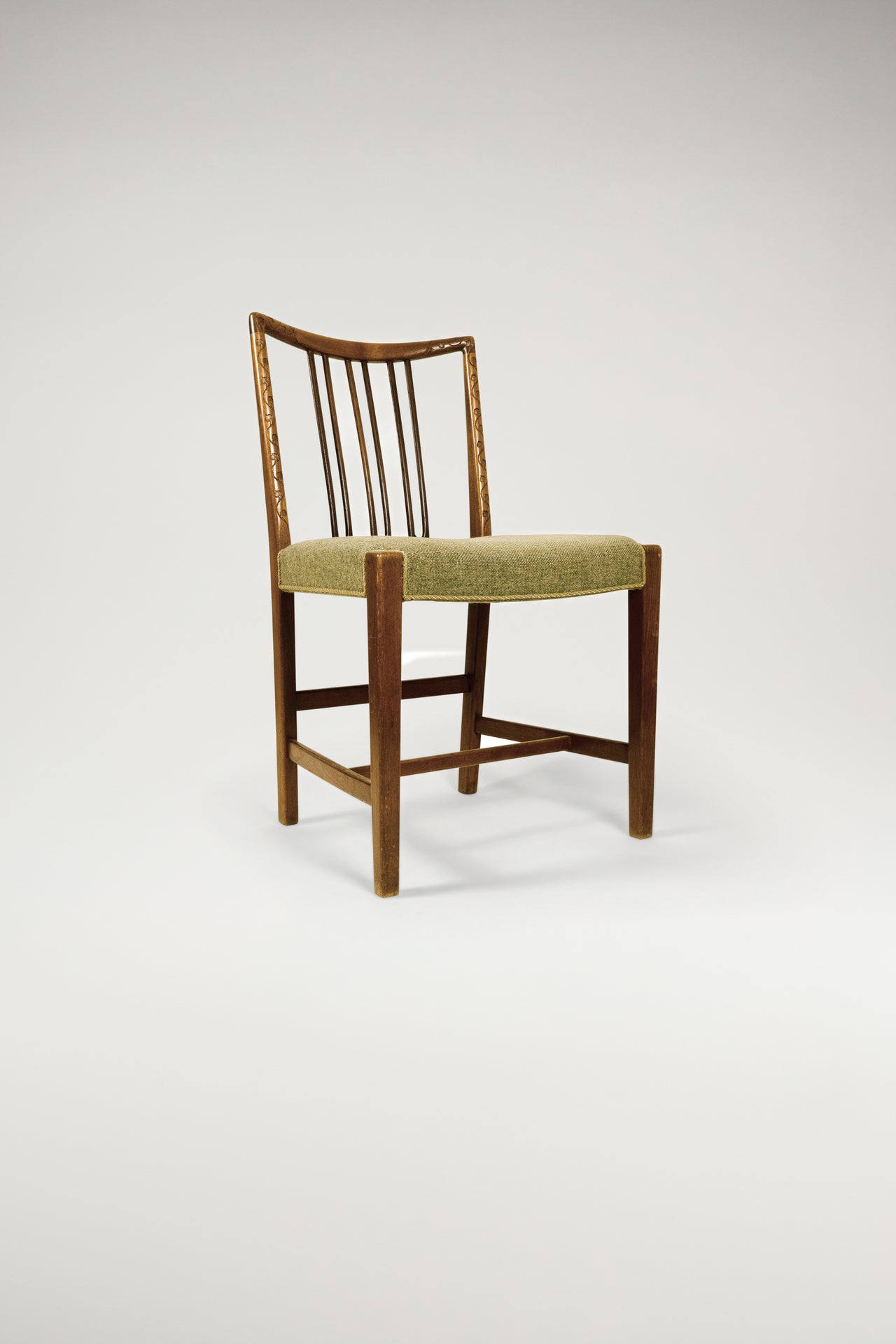 Hans Wegner Dining Chair in Green
