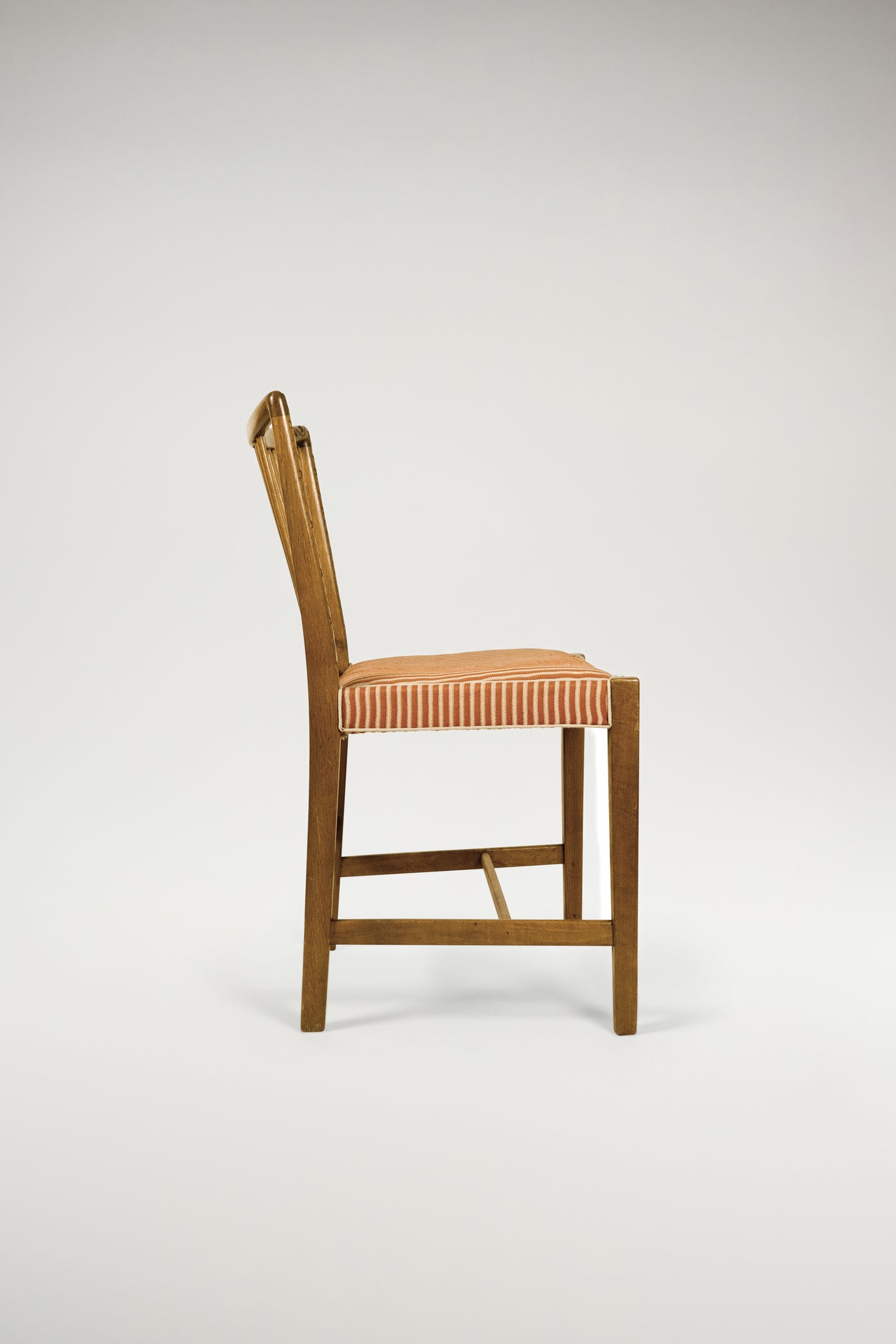 Hans Wegner Dining Chair in Red Stripe