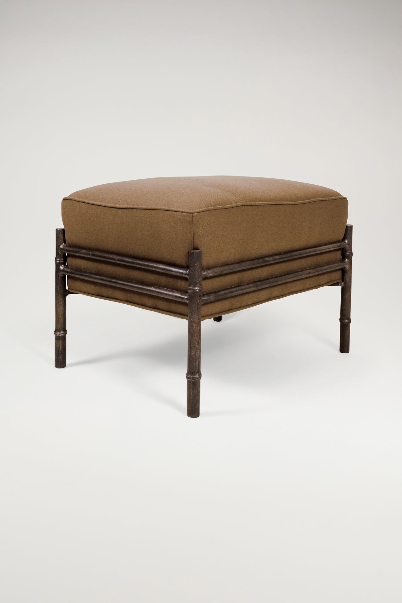 TTMM Bamboo Frame Box Ottoman