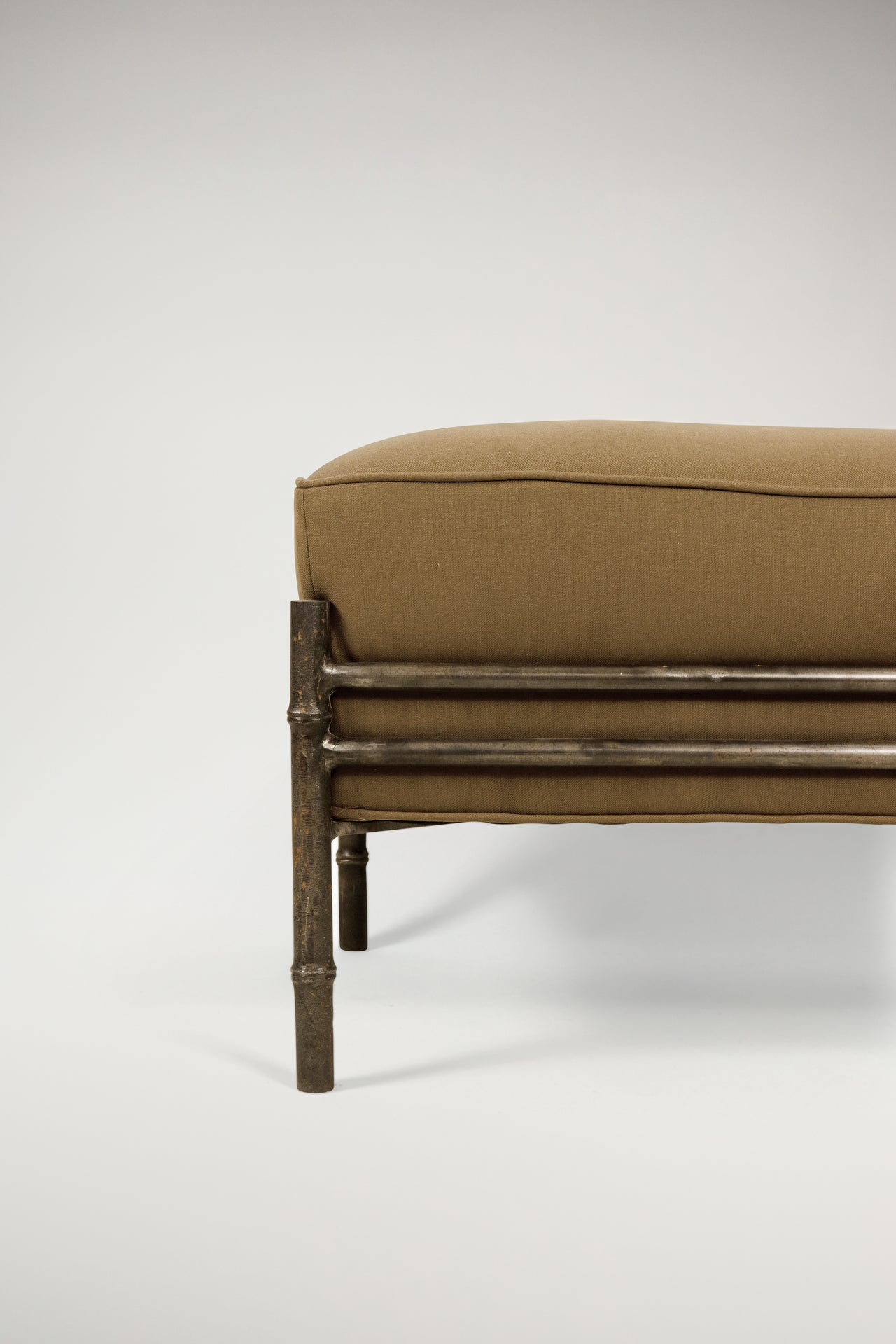 TTMM Bamboo Frame Box Ottoman