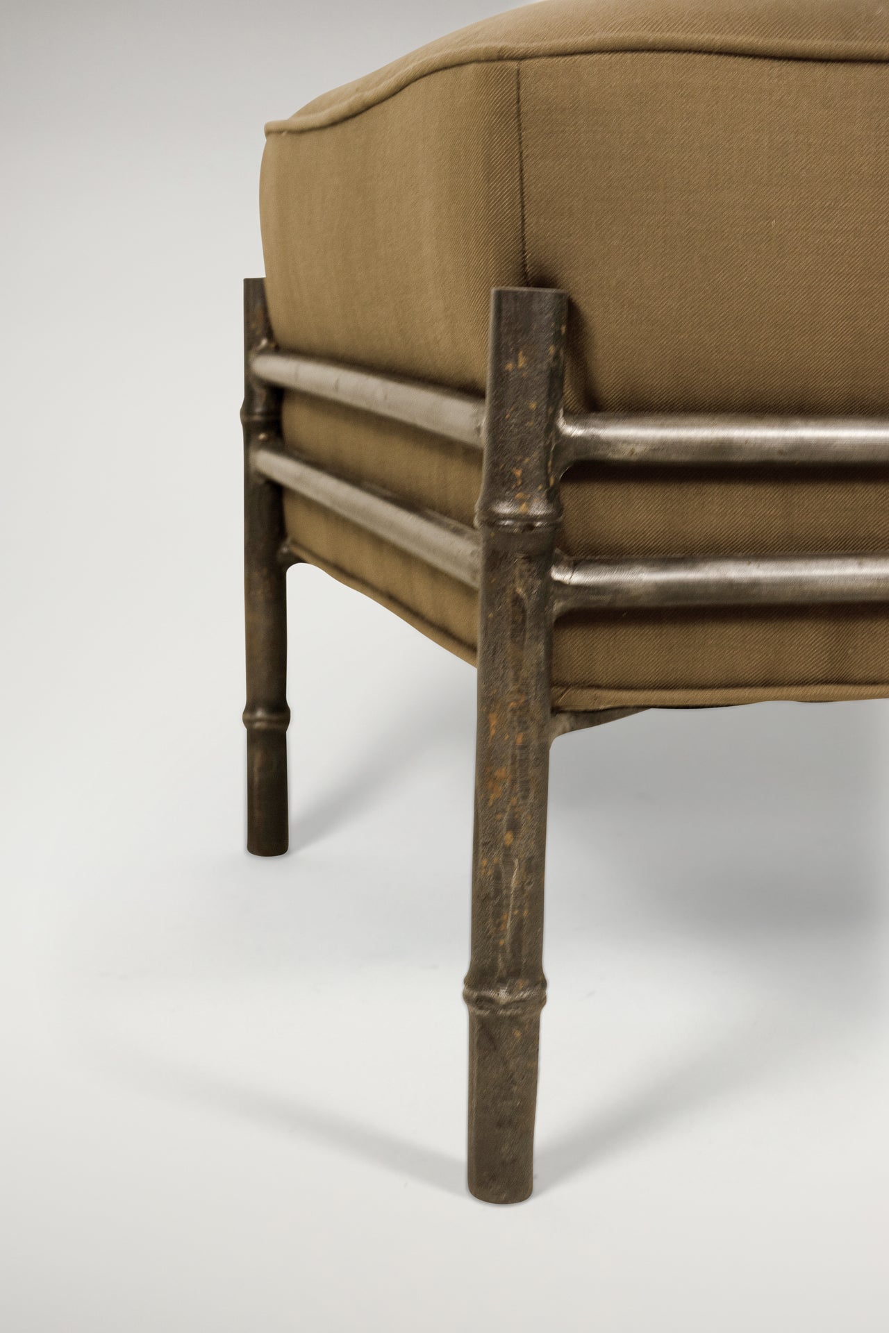 TTMM Bamboo Frame Box Ottoman