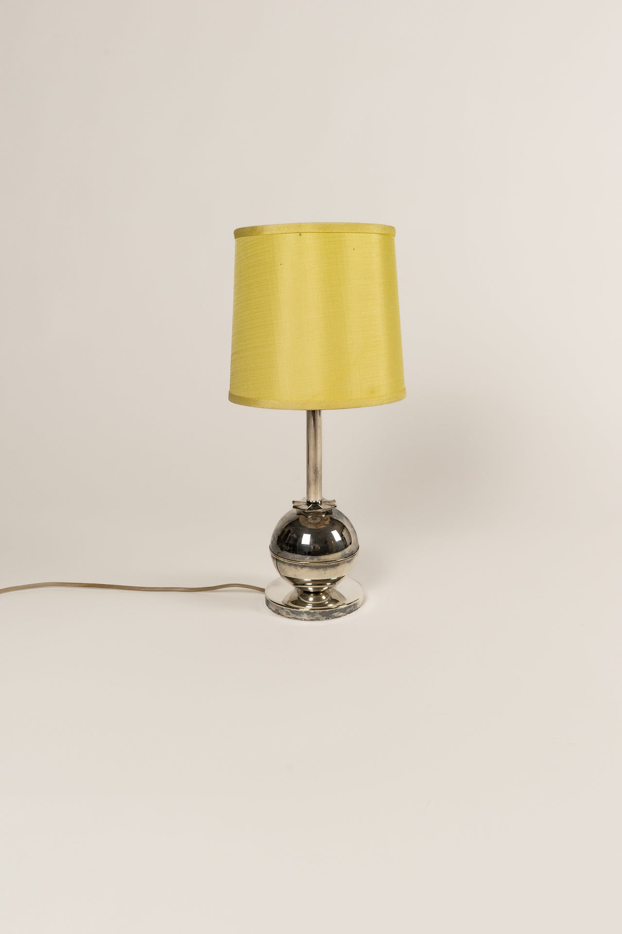 C.G. Hallberg Polished Nickel Table Lamp