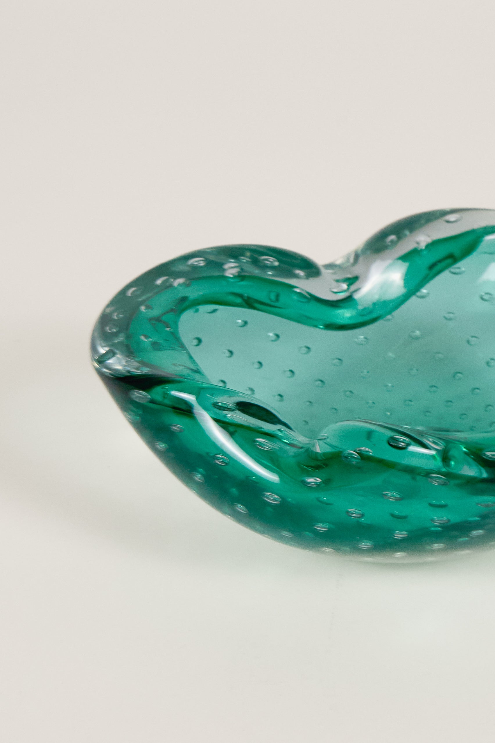 Green Heart Murano Bowl