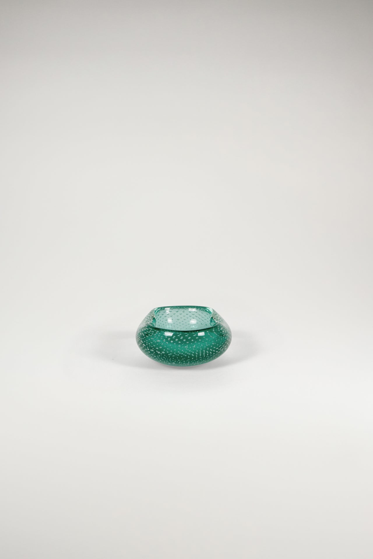 Blue Specked Murano Bowl