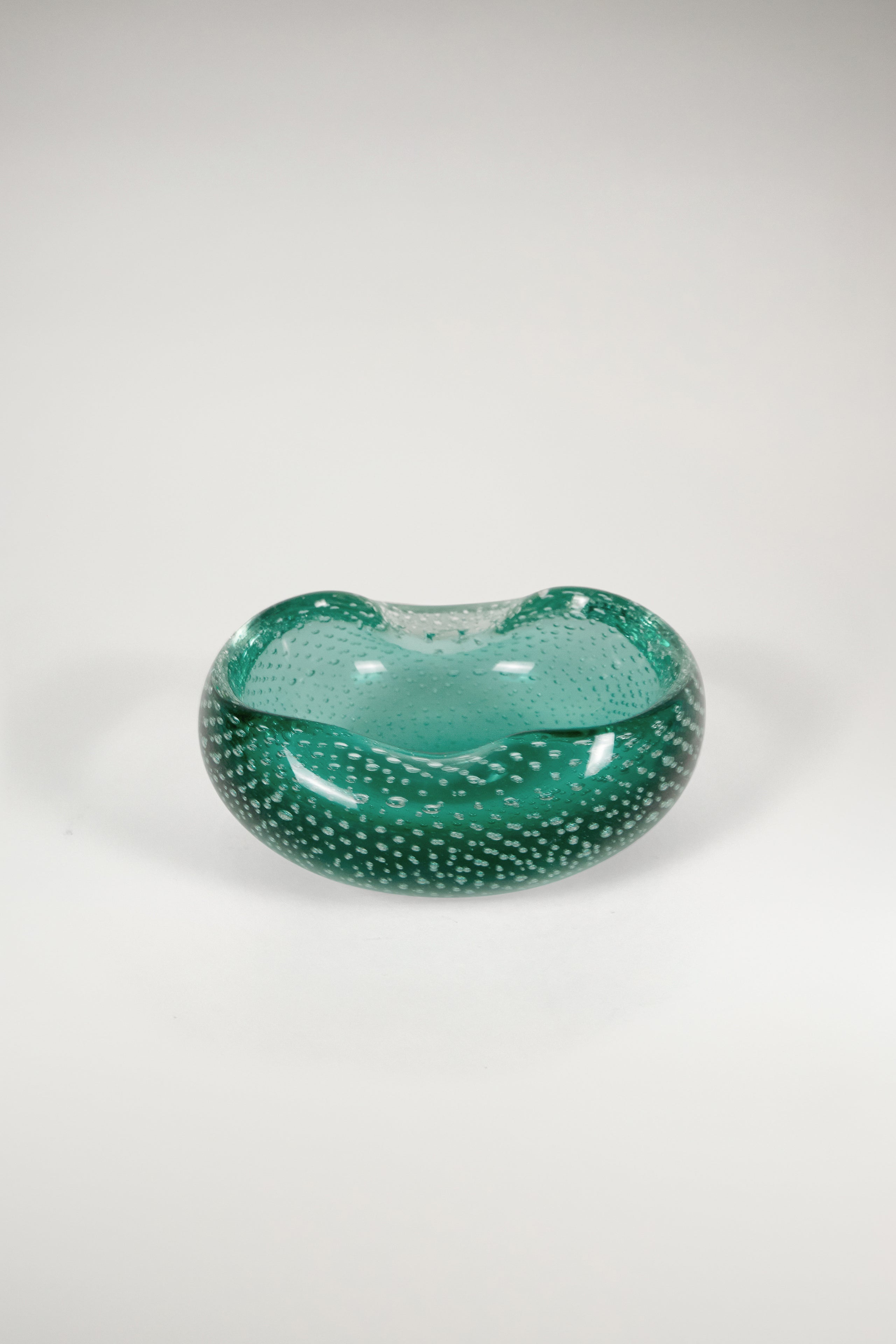 Blue Specked Murano Bowl
