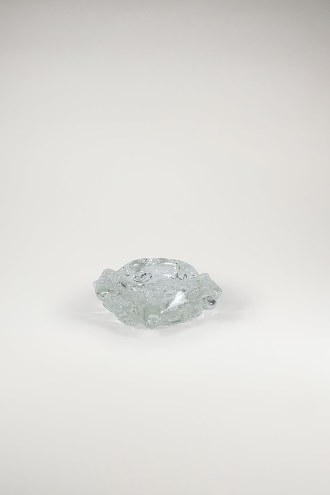 Crystalline Shell Murano Bowl
