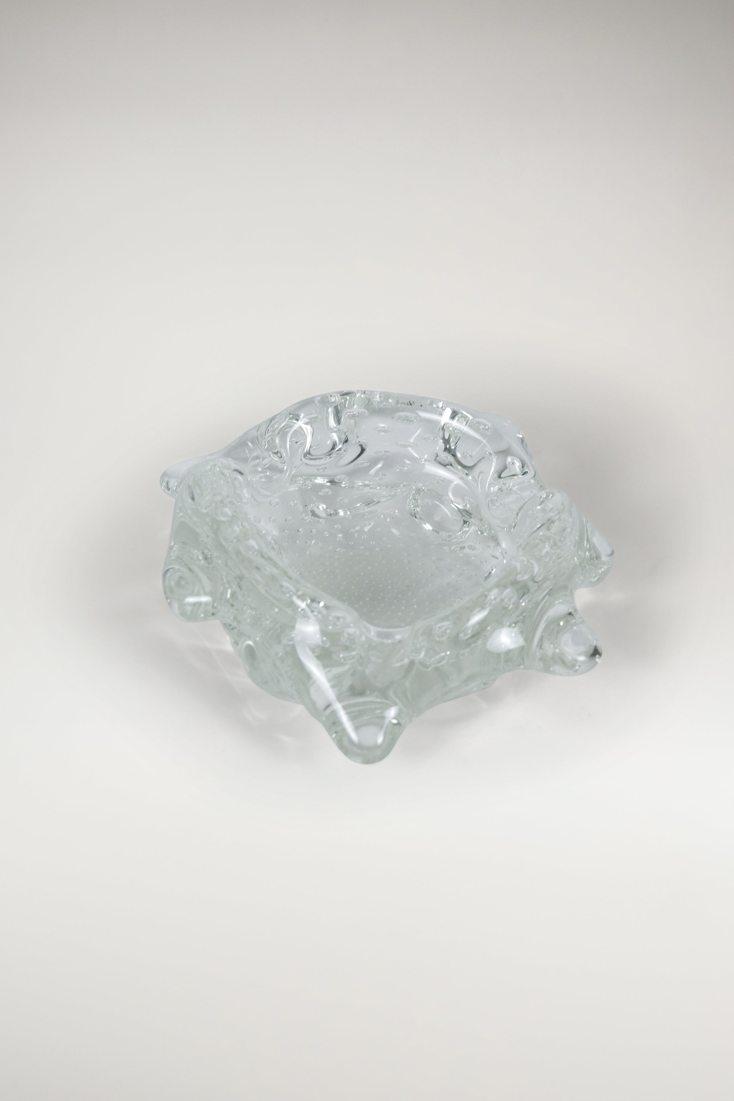 Crystalline Shell Murano Bowl