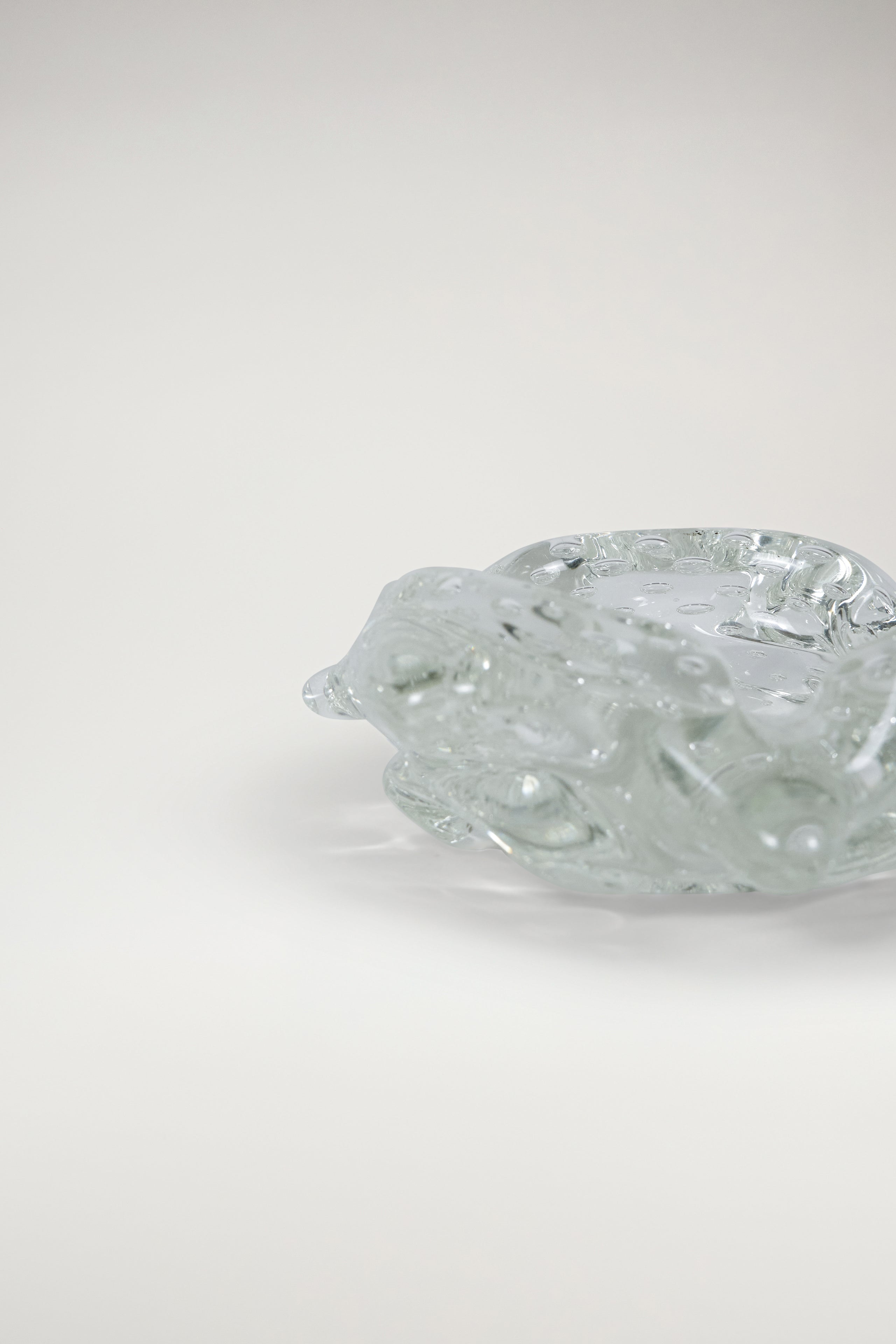 Crystalline Shell Murano Bowl