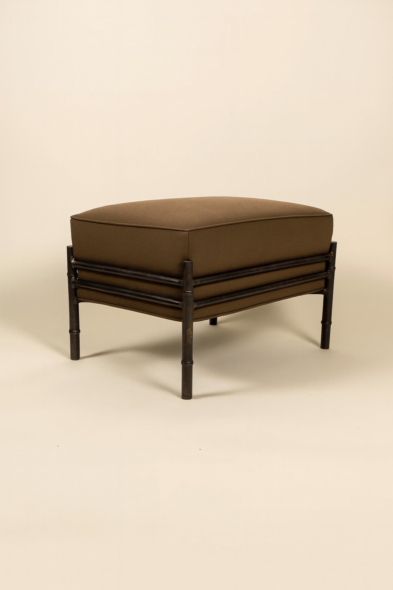 TTMM Bamboo Frame Box Ottoman