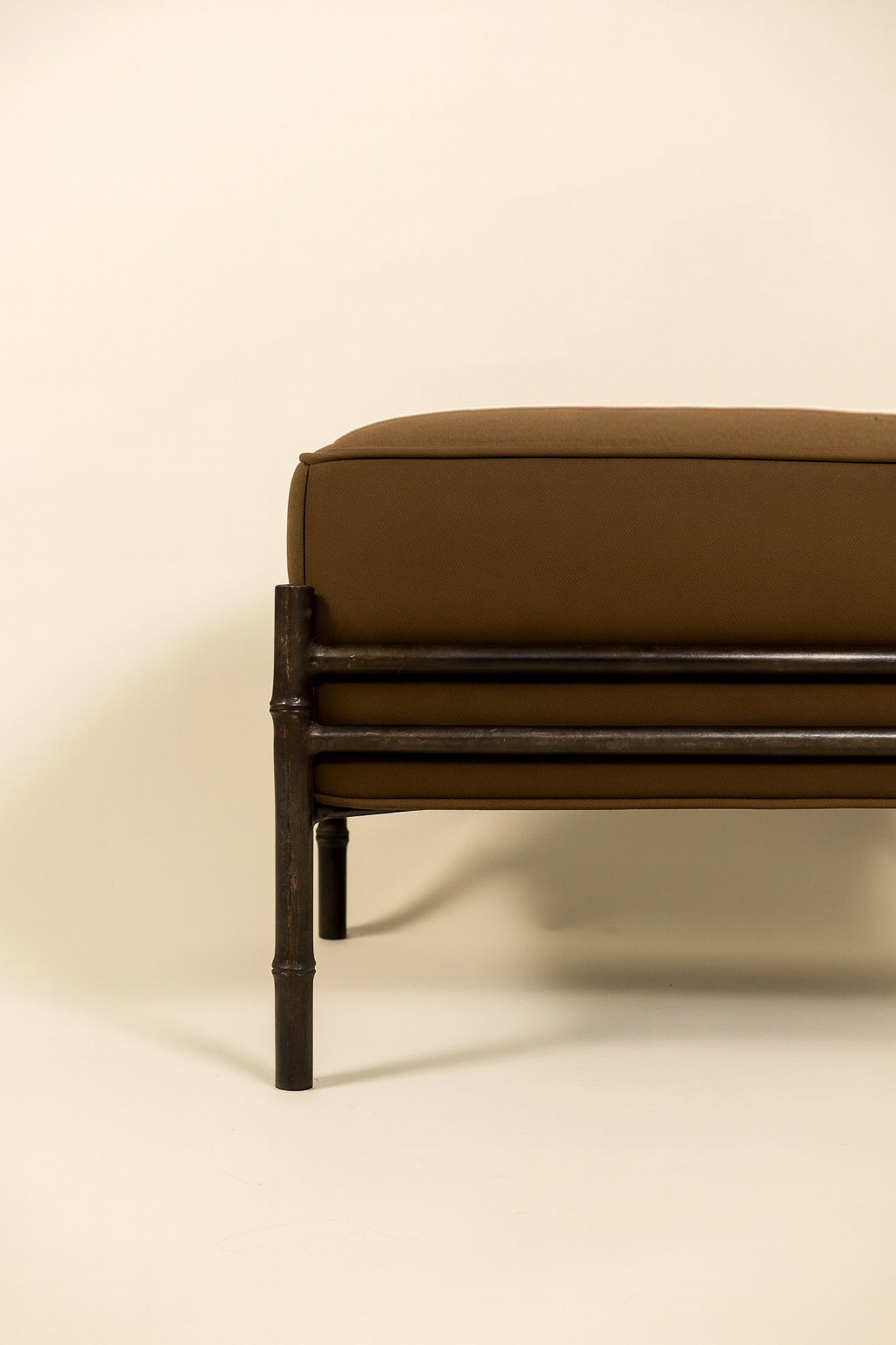 TTMM Bamboo Frame Box Ottoman